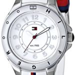 Tommy Hilfiger Women’s 1781271 Stainless Steel Watch with White Silicone Band