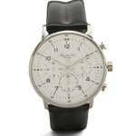 Kenneth Cole New York Men’s KC1568 Iconic Chronograph Black Leather Strap Dress Watch