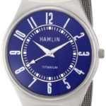 Hamlin Men’s HAMM0314:003/04E92GT Blue Dial Titanium Watch with Stainless Steel Mesh Bracelet