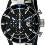 Locman Italy Men’s 0512KNKBBKNKSIK Montecristo Professional Divers Chronograph Analog Display Quartz Black Watch