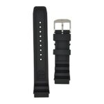 Luminox 8400 Strap Replacement Watch Band Black Silicone 22mm