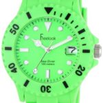 Freelook Women’s HA1431-4 Sea Diver Neon Green Band Green Dial Watch