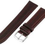 Hadley-Roma Men’s MSM882RB-200 20-mm Brown Genuine Oil-Tan Leather Watch Strap