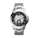 Fossil Men’s ME3055 Grant Three-Hand Automatic Stainless Steel Watch – Silver-Tone
