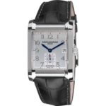 Baume & Mercier Men’s 10026 Silver Dial Black Strap Automatic Watch