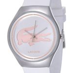 Lacoste Valencia Three-Hand Silver and White Silicone Women’s watch 2000838