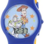 Disney Kids’ TY1095 Toy Story Watch with Yellow Plastic Band