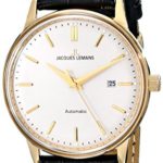 Jacques Lemans Men’s N-206B Classic Analog Display Japanese Automatic Black Watch