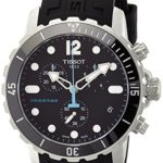 Tissot Men’s T066.417.17.057.00 ‘Seastar 1000’ Black Dial Black Rubber Strap Swiss Quartz Watch