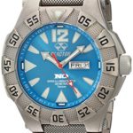 REACTOR Men’s 52003 Gamma Titanium Analog Display Quartz Silver Watch