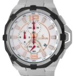 Le Chateau Men’s 5707M_WHT Sports-Dinamica Chrono Watch