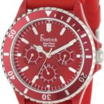 Freelook Unisex HA1434-2 Sea Diver Multi-Function Red Band with Red Dial Watch