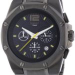 ESPRIT Men’s ‘Clear Octo Anthracite’ Quartz Stainless Steel Casual Watch, Color:Black (Model: ES102881007)