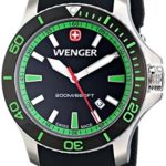 Wenger Men’s Sea Force Watch with Silicone Bracelet