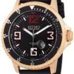 Ritmo Mundo Men’s 313 RG Carbon Hercules Titanium Automatic Black Dial Watch