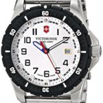 Victorinox Men’s 241677 Analog Display Swiss Quartz Silver Watch