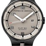 Porsche Design Watch Flat 6 P’6350 Automatic – Grey Dial – PVD Steel
