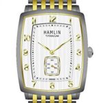 Hamlin Collection Swiss movement, two tone titanium men’s watch. Model number HAMM0343:005