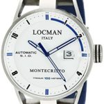 Locman Italy Men’s 051100WHFBL0GOB Montecristo Classic Automatic Analog Display Automatic Self Wind Blue Watch
