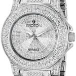 CROTON Women’s CN207538RHPV Balliamo Analog Display Quartz Silver Watch