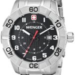 Wenger Men’s 0851.102 Roadster Stainless Steel Watch with Link Bracelet