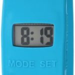 K&BROS Men’s 9544-10L LIFETIME Digital Light Blue Silicon Watch