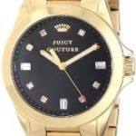 Juicy Couture Women’s 1901122 Stella Black Dial Crystal Markers Watch