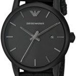 Emporio Armani Men’s AR1732 Dress Black Leather Watch