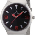 Toy Watch Unisex TOYMH02SL Mesh Analog Display Swiss Quartz Silver Watch