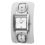Freelook Women’s HA1573-9 Square Leather Band Watch