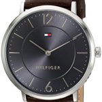 Tommy Hilfiger Men’s ‘Sophisticated Sport’ Quartz Stainless Steel and Leather Watch, Color:Brown (Model: 1710352)