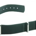 Ballistic Nylon Watch Strap / Band Black for Watches – 18 XL- 18mm / 297mm