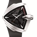 Hamilton Men’s H24655331 Ventura XXL Analog Display Swiss Automatic Black Watch