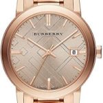 Burberry Rose Dial Rose Gold-tone Ladies Watch BU9034