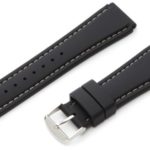 Hadley-Roma Men’s MS3345RT 220 22-mm Genuine Silicone Diver Sport Watch Strap