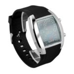 Shot-in Creative LED Watch Sector Sports Car Meter Dial Men Wrist Watch