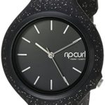 Rip Curl Women’s ‘Aurora’ Quartz Plastic and Polyurethane Sport Watch, Color:Black (Model: A2975G-NVA)
