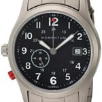 Momentum Men’s Swiss Quartz Titanium Dress Watch, Color:Grey (Model: 1M-SP60B0)