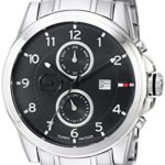 Tommy Hilfiger  Men’s 1710296 Classic Stainless Steel Black Subdial  Watch