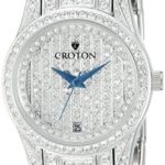 CROTON Women’s CN207543RHPV Balliamo Analog Display Quartz Silver Watch