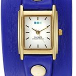 La Mer Collections 002 Special Edition Gold-Tone Watch With Synthetic Leather Bracelet