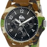 Quiksilver Men’s QS/1016BKGN THE SUMMIT Multi-Function Camouflage Silicone Strap Watch