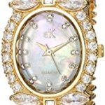 Adee Kaye Women’s Quartz Brass Dress Watch, Color:Gold-Toned (Model: AK9123-LG)