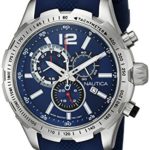 Nautica Men’s NAD15513G NST 30 Analog Display Quartz Blue Watch