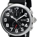 Ritmo Mundo Unisex 705/3 SS Black Turismo Analog Display Quartz Black Watch
