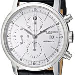 Baume & Mercier Men’s MOA08591 Classima Executive Stainless Steel Watch with Black Band