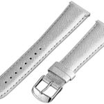 MICHELE Women’s MS20AB430543 Analog Display Silver Watch Band