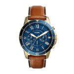 Fossil Men’s Grant Sport Chronograph Watch With Leather Strap