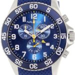 Nautica Blue Dial Stainless Steel Chrono Silicone Quartz Male Watch NAD15501G