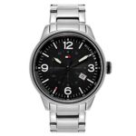 Tommy Hilfiger Men’s 1791105 Casual Sport Analog Display Quartz Silver Watch